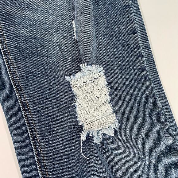 Harper Grey Maternity Jeans Full Panel Ripped Jeans Womens Size Small - Picture 5 of 14